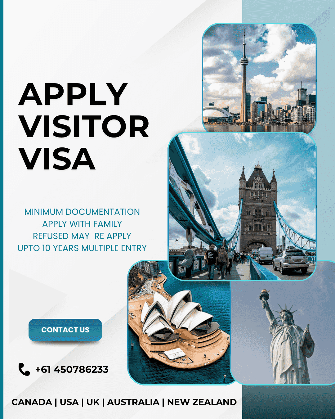 View your visa application